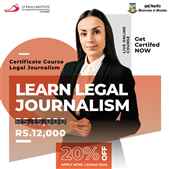 Certificate Course in Legal Journalism