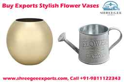 Exports Stylish Flower Vases in Noida Moradabad India	