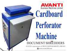 Why Avanti Cardboard Perforator Manufacturers