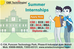    Summer internship in Mohali