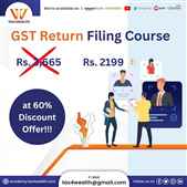 Get GST return Filing Course at Flash Discount Offer by Academy Tax4wealth