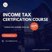 Get Upto 50 Off On Income Tax Certification Course 