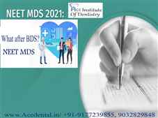 What is the Best Career after BDS MDS NEET 2021