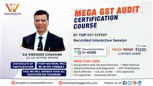 GST Course Online.GST Audit Course Online