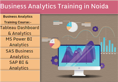 Business Analytics Training Course in Sector 16 Noida SLA Learning Classes Tableau Python Power BI Certification