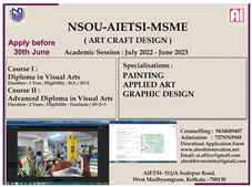 ART CRAFT DESIGN COURSES admission 2022 
