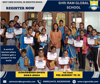 Shri Ram Global School Admission Open session 2023 2024 in Greater Noida Noida