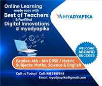 Online Learning made easy with Best of Teachers and Fun Filled Digital Innovations at myadyapika