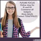Online and offline tuition for XI and XII commerce all subjects 